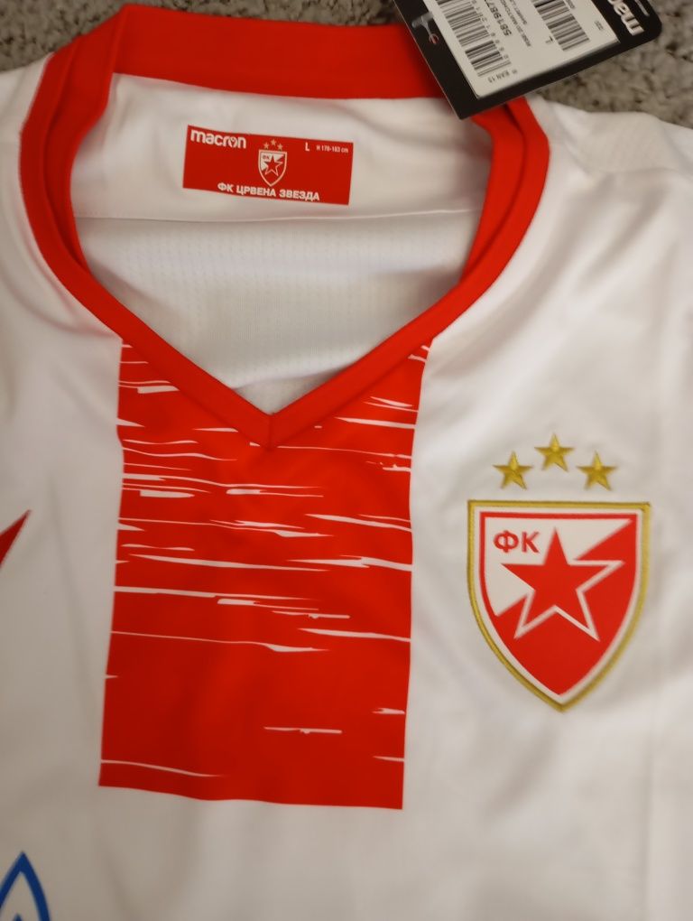 Camisola original do estrela vermelha de Belgrado
