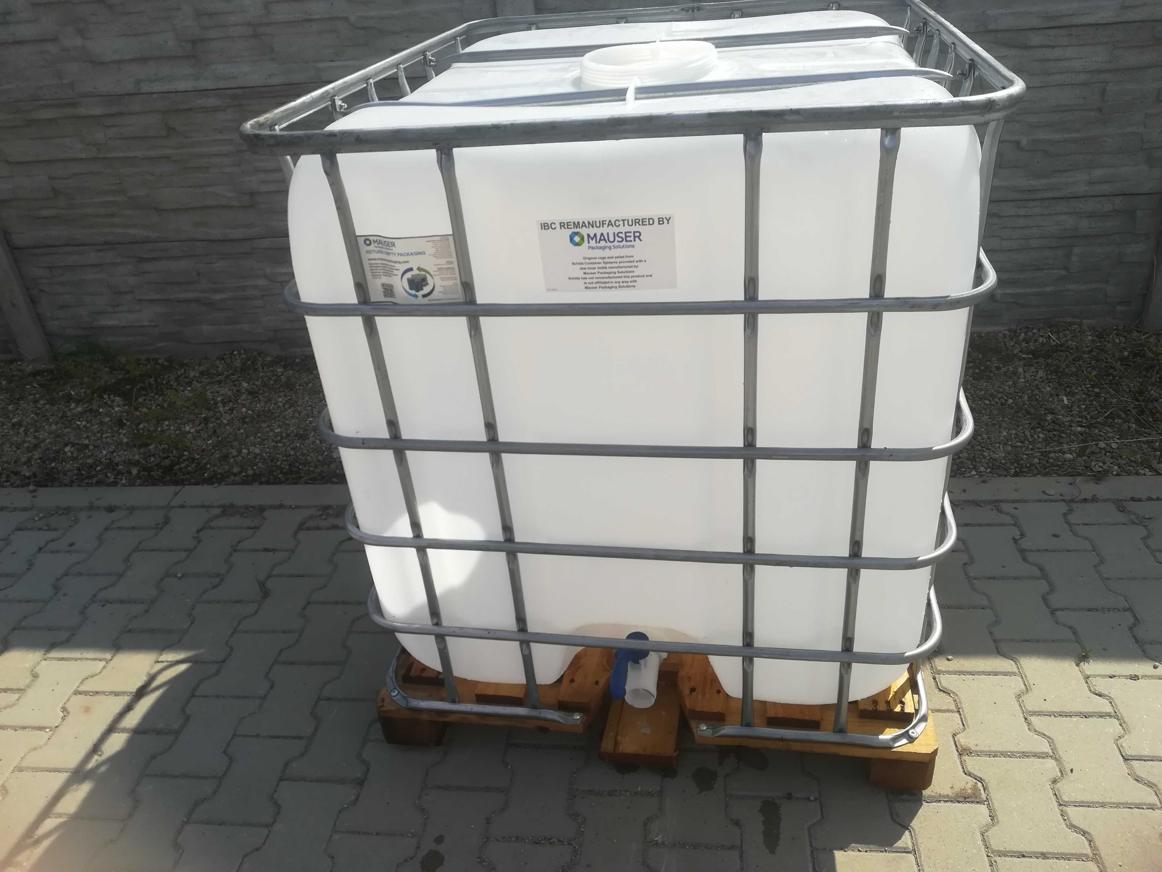 Zbiornik 1000/600 litrów Mauzer IBC