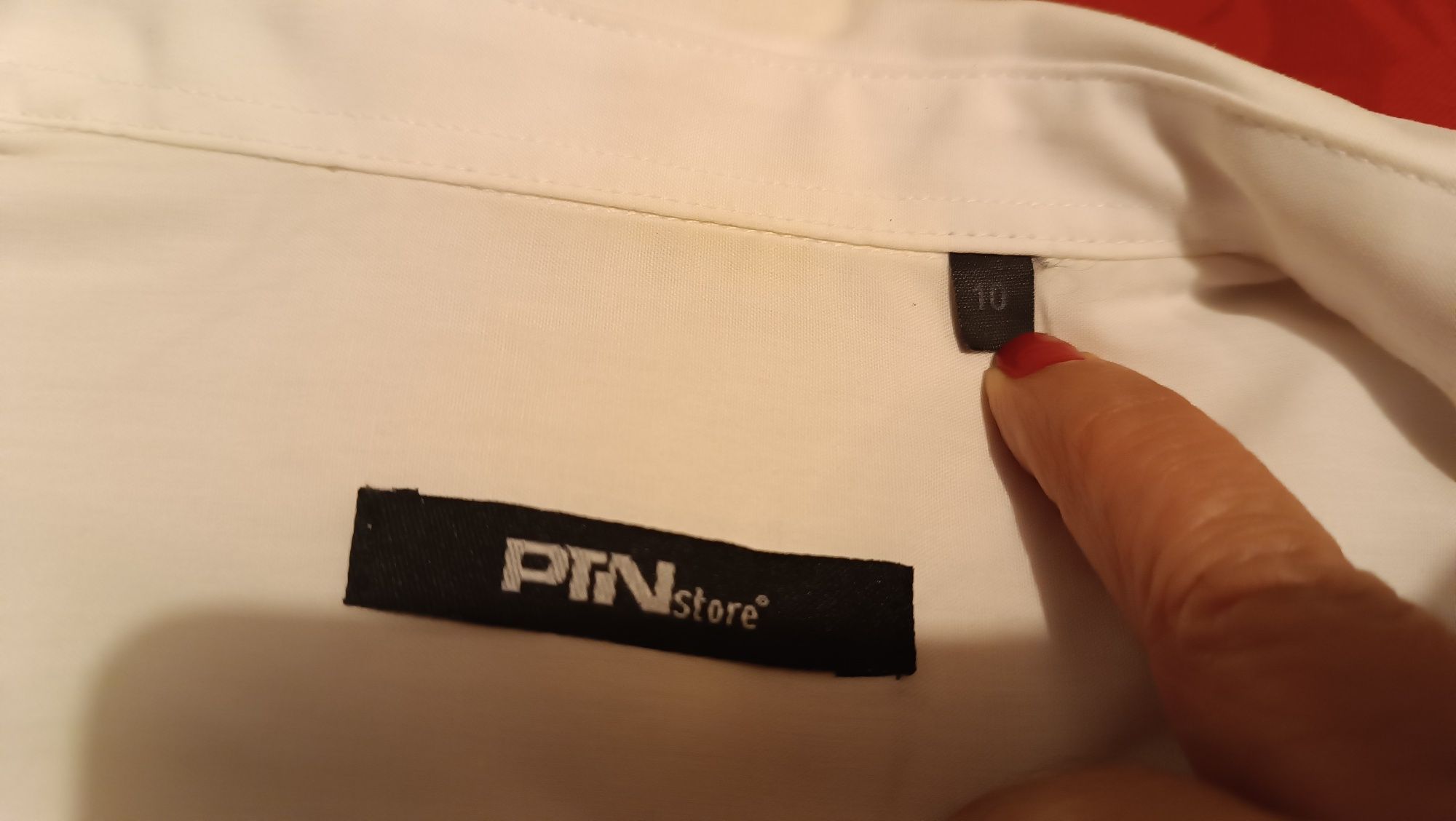 Camisa branca. PTN Store. Rapaz 10 Anos