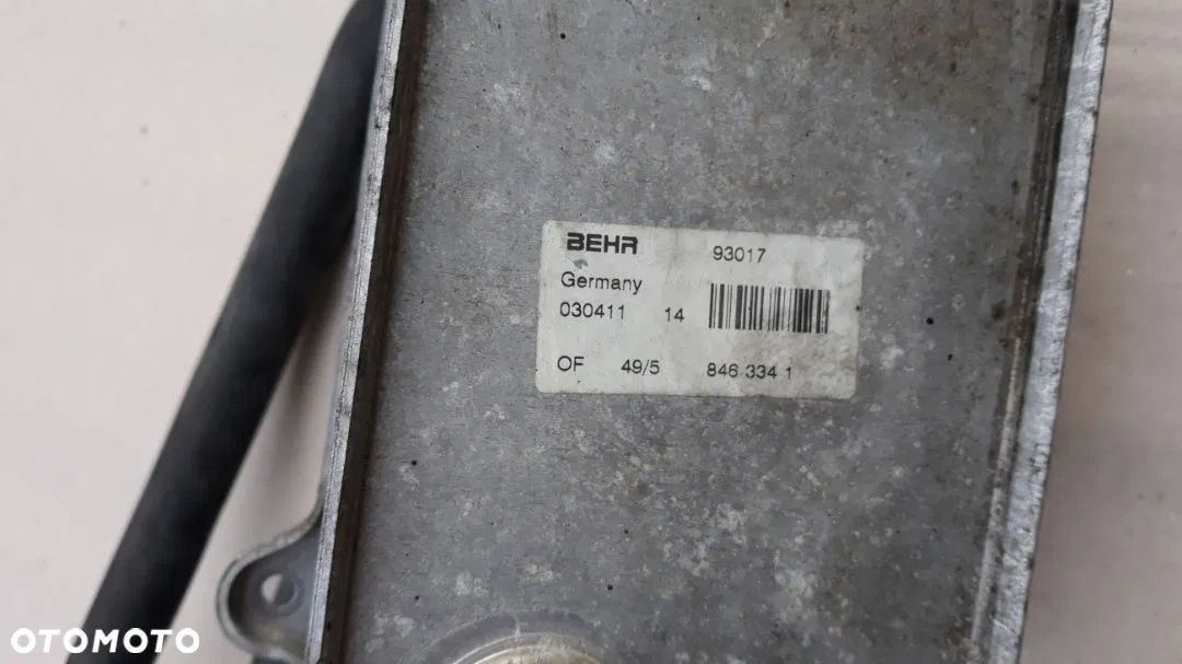 Chłodniczka Oleju Wymiennik Behr Porsche Cayenne I 4,5 Turbo V8