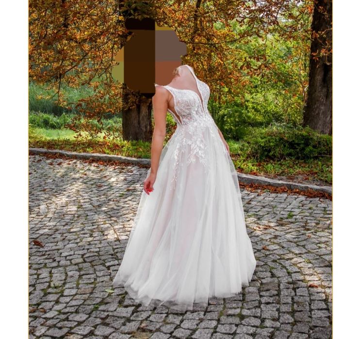 Suknia ślubna ecri OKAZJA