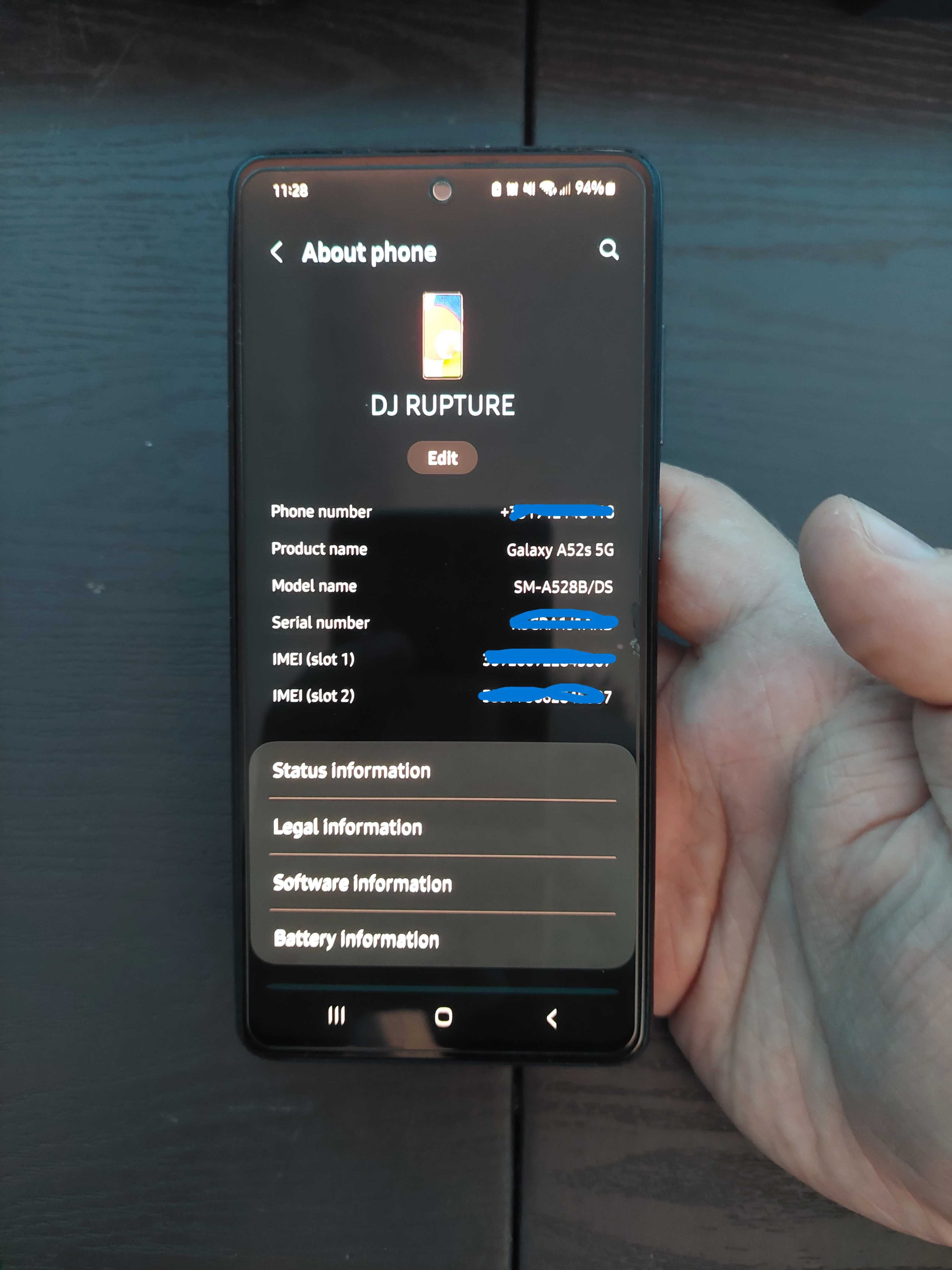 Samsung A52s 5G 256 GB