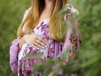 Sukienka ciążowa asos maternity długa 36 na sesję wesele