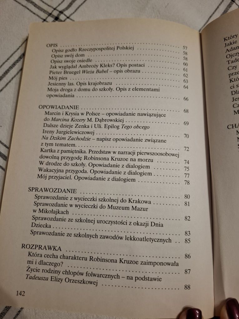 Wzory wypracowań