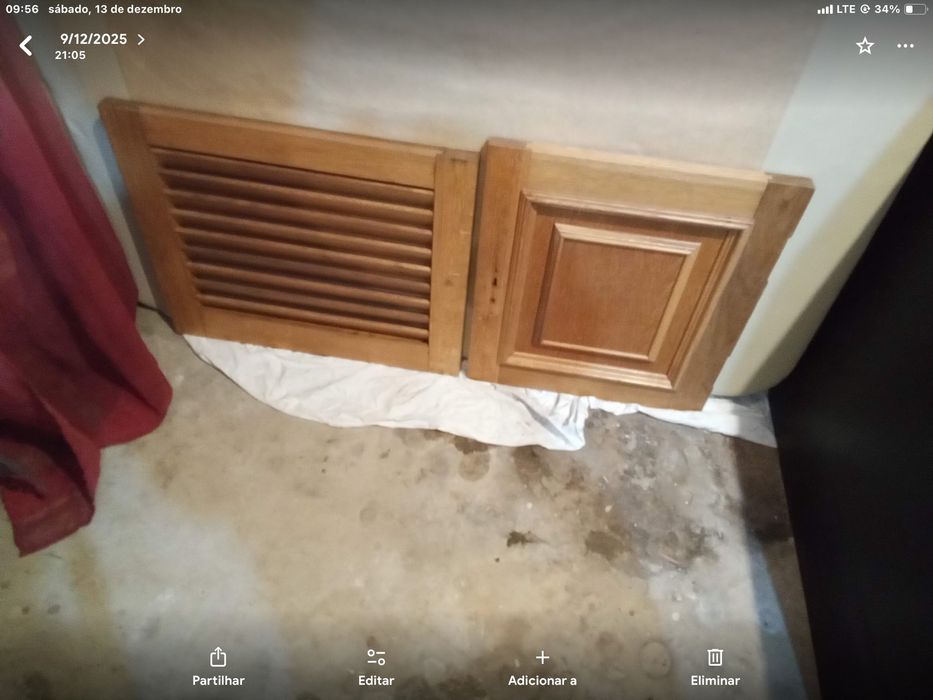 portas de madeira macica e venezianas , carvalho