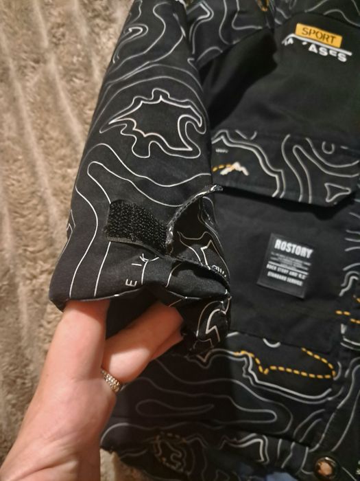 Куртка зимова хлопчик плюс ПОДАРУНОК шапка хомут 116