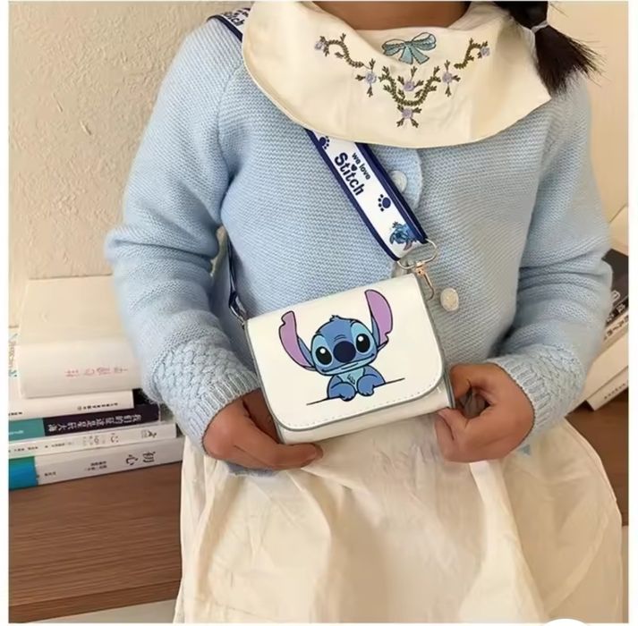 Трендовая детская сумка сумочка через плечо стич stitch