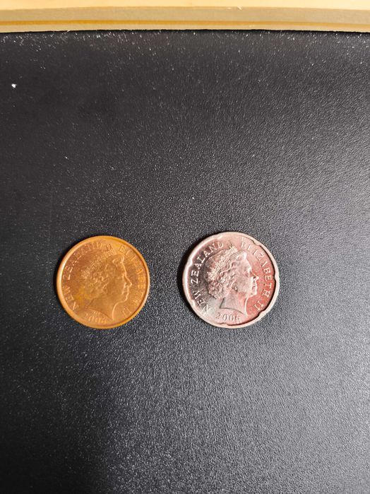 2 moedas nova zelandia