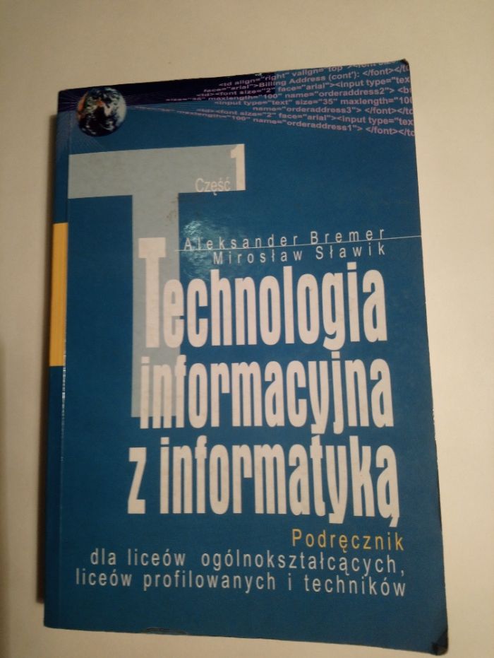 technologia informacyjna z informatyką