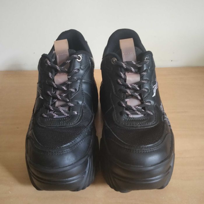 Buty na koturnie creepersy BERSHKA roz.eu-36