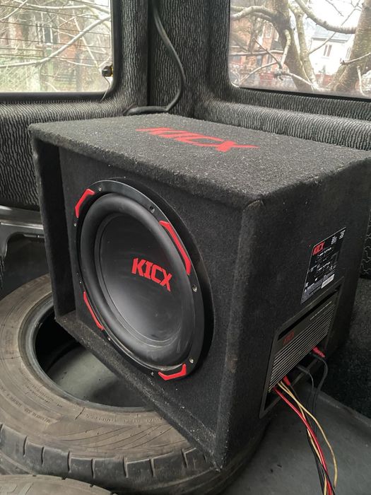 Сабвуфер kicx gt311BPA 975W