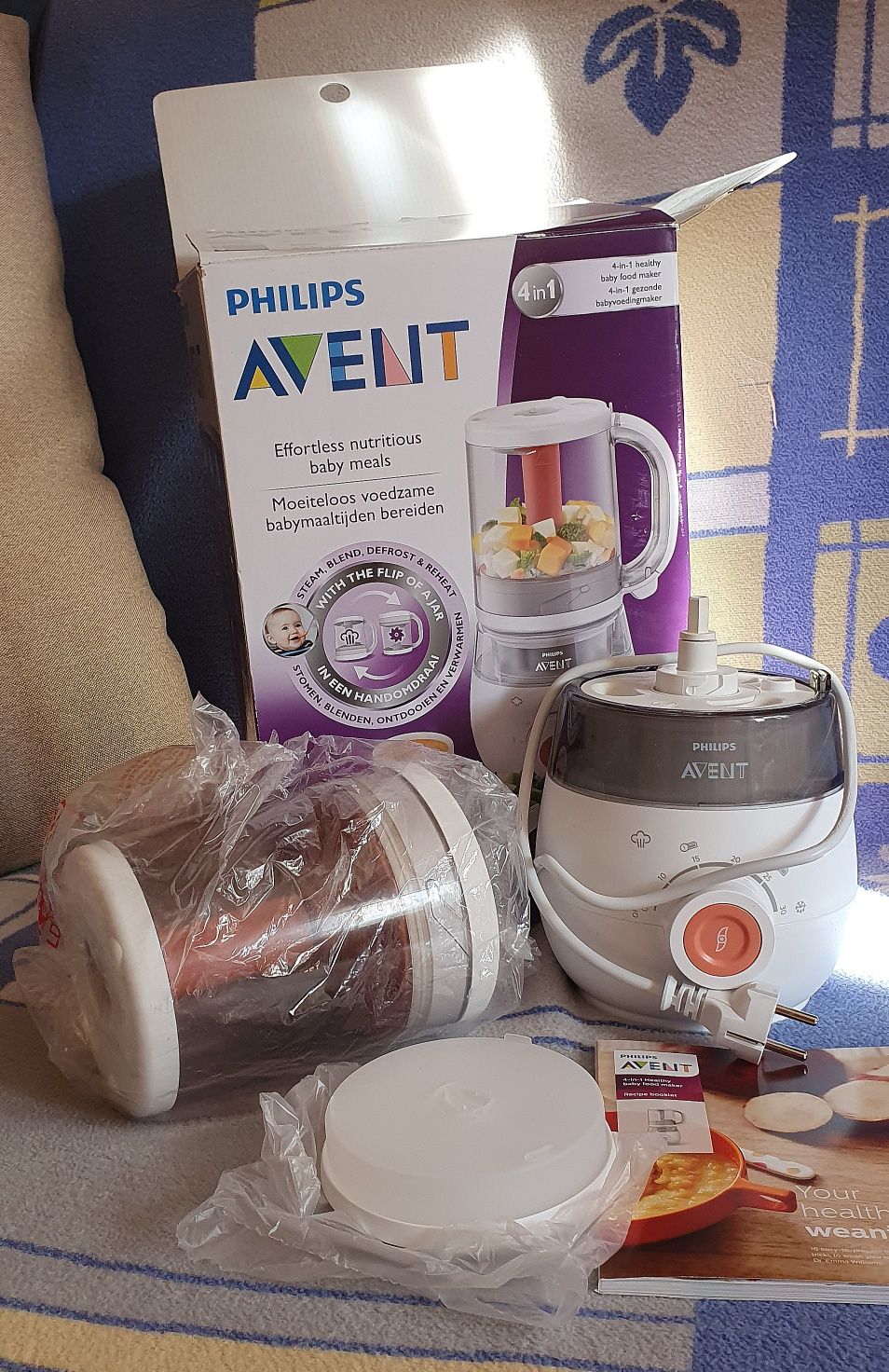 Philips Avent Блендер Пароварка для дитячих страв