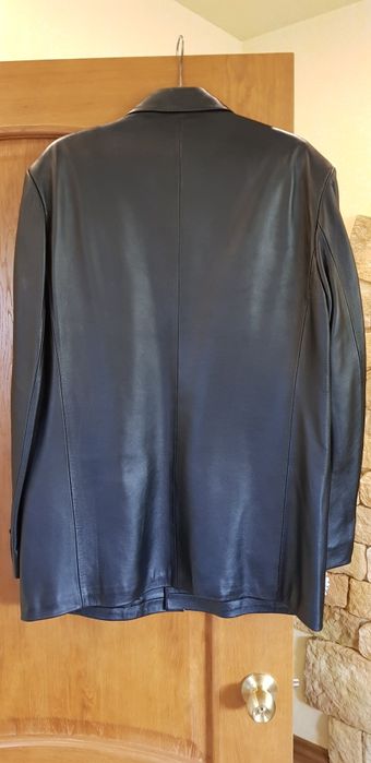 Кожаный пиджак производства Турции