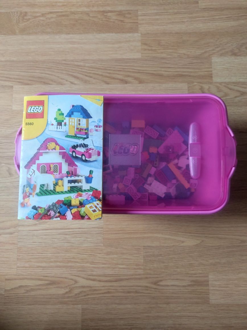Lego 5560 Велике рожеве відерце з кубиками