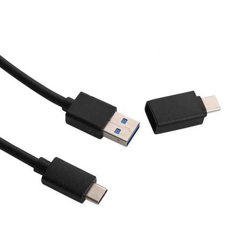 Cabo USB 3 10Gbps 2 em 1 Type C para Type A/C