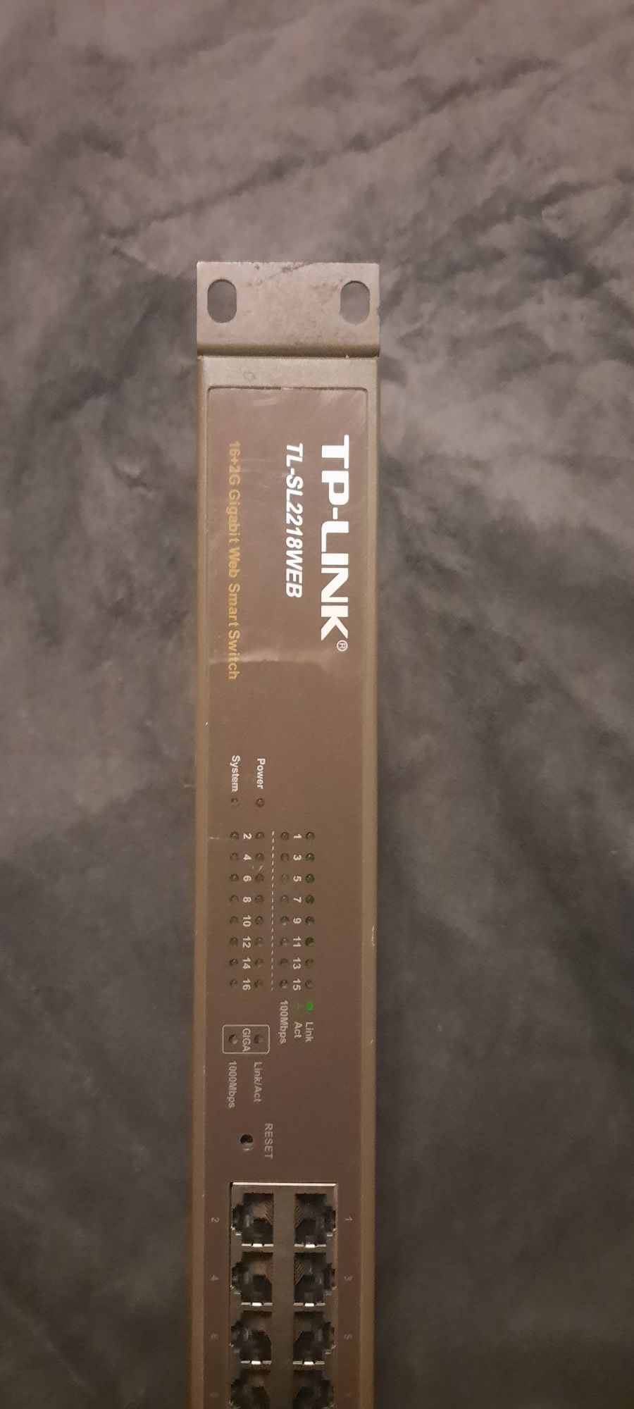 Комутатор керований TP-Link TL-SL2218WEB, управляшка