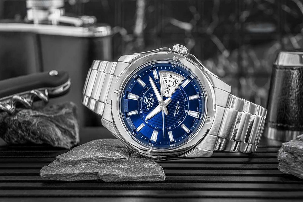 Zegarek Męski CASIO EDIFICE EF-129D-2AVEF + box
