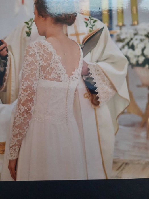 Suknia ślubna ciążowa