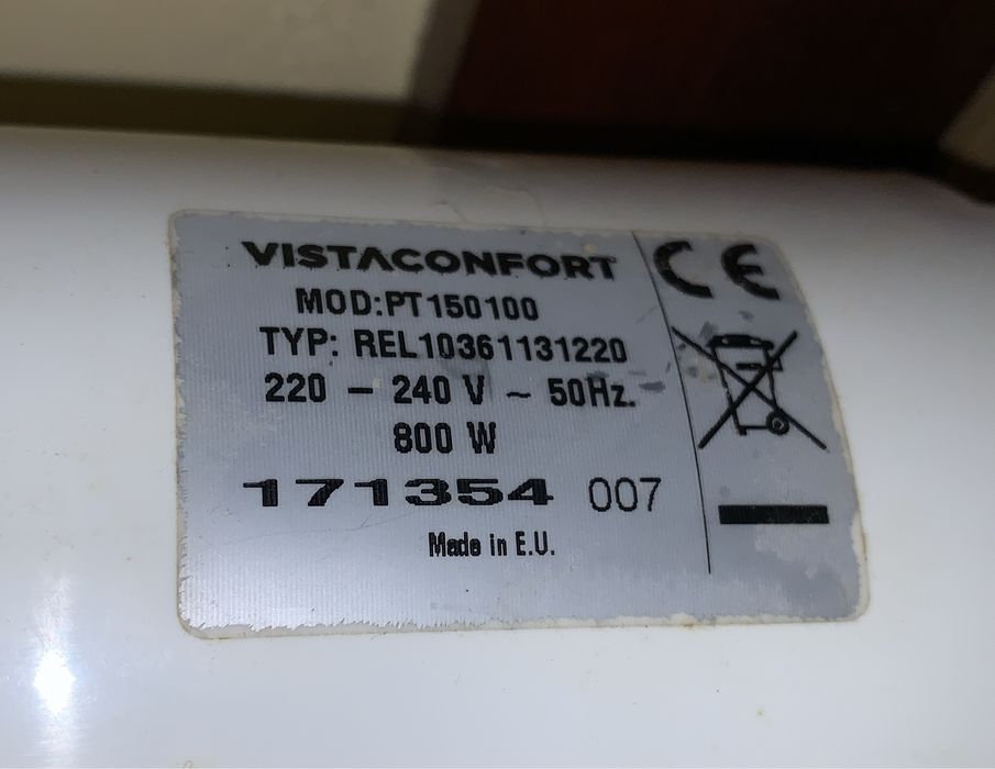 Aquecedor / Emissor de Calor - Eletrico - 800W