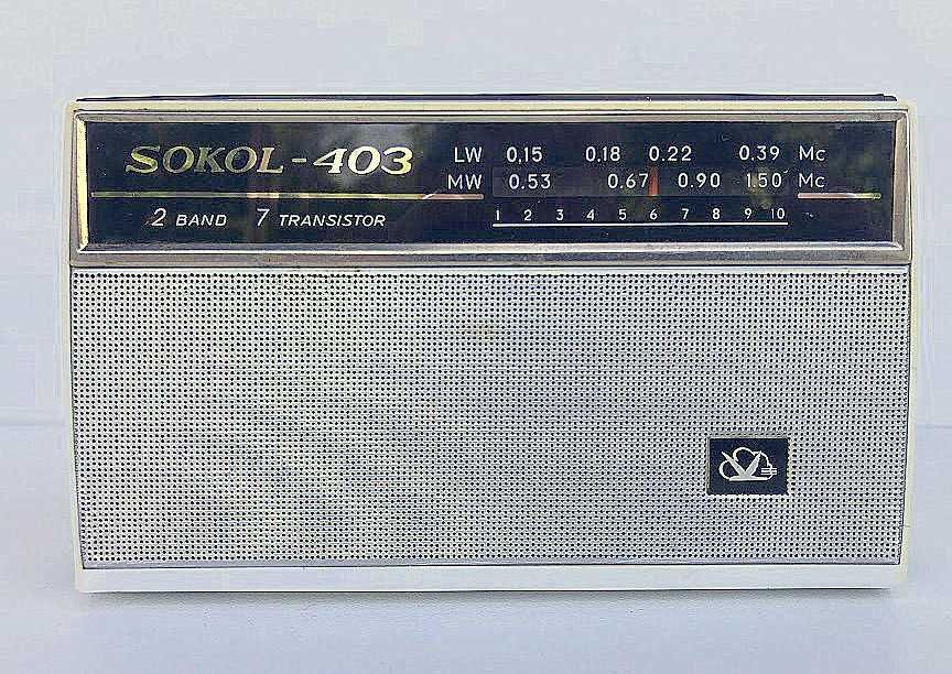 Radio sokół 403 z 1963 roku