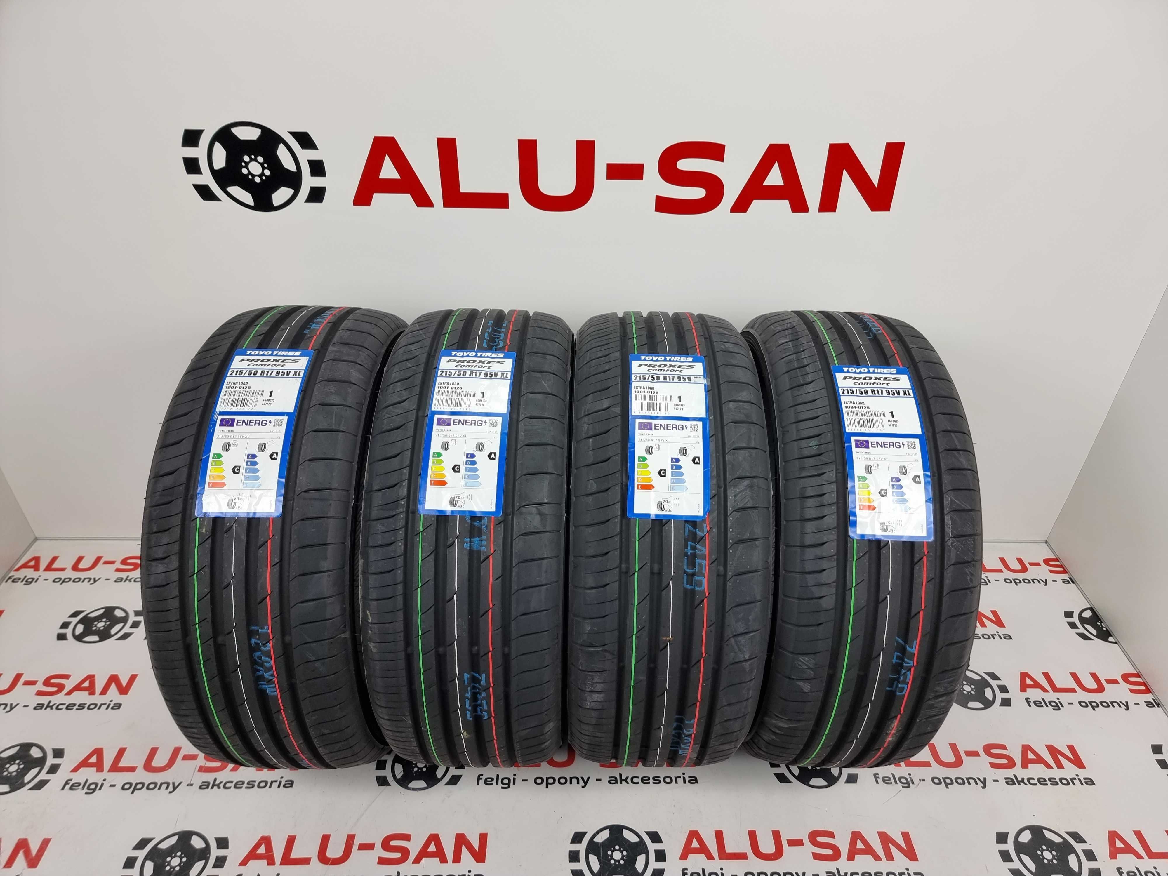 NOWE letnie OPONY 205/50R17 - TOYO PROXES COMFORT - Montaż Gratis