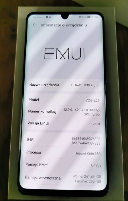 Huawei p30 pro 8/256 GB Aurora Blue