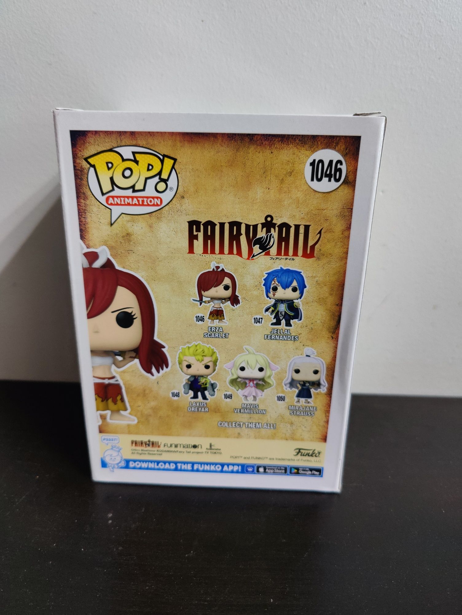 Fairy Tail Erza Scarlet figurka Funko POP prezent