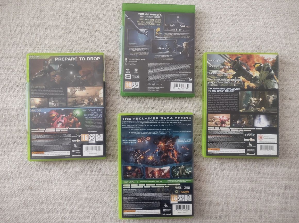 Jogos Xbox One e 360 x little Nightmares 2 halo 4 3 ODST jogo consola