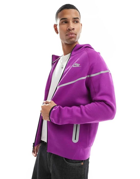 ОРИГІНАЛ! Кофта Nike Tech Fleece Fz Wr Purple S M L XL | FZ0754-505