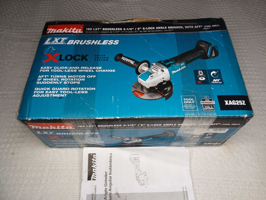 Болгарка Makita XAG25Z(DGA521) 18 В