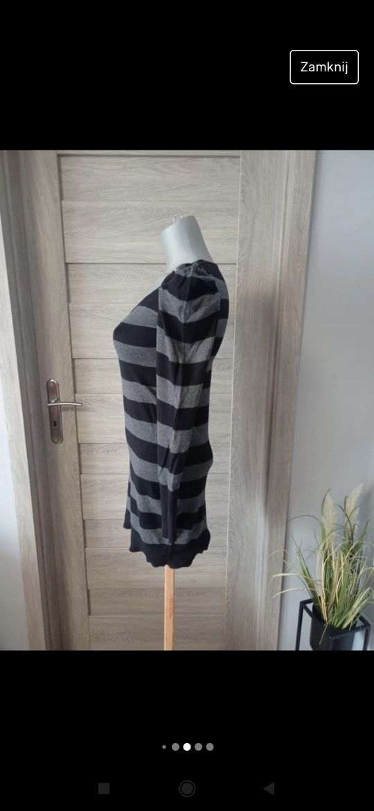 Sweter w paski Cropp