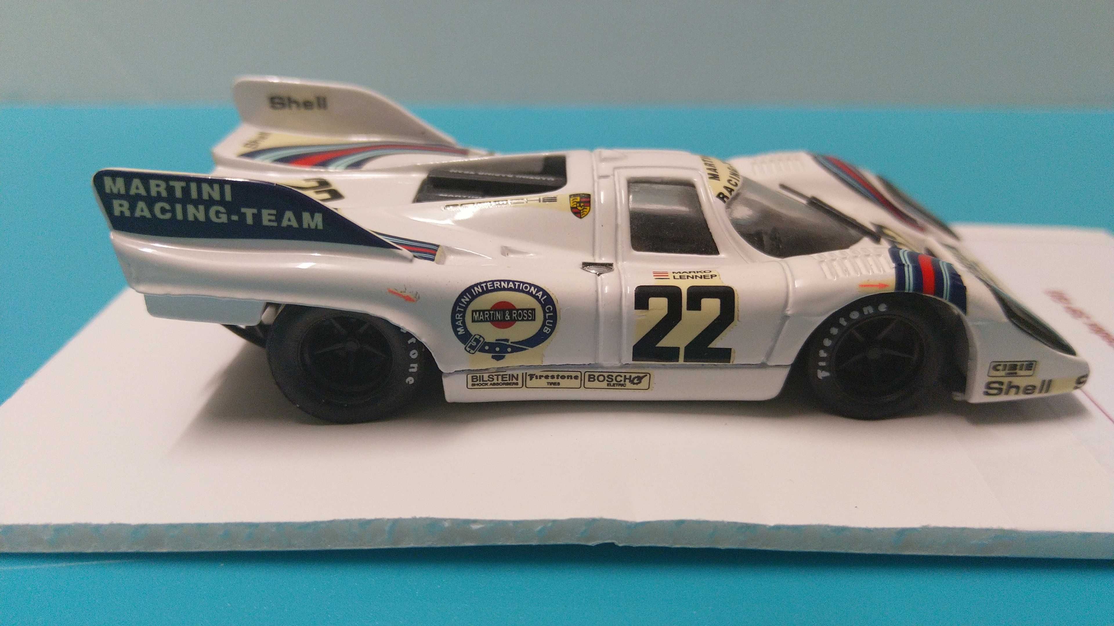 Porsche 917 K Martini #22: Vencedor 24h Le Mans 1971 - Brumm esc 1/43