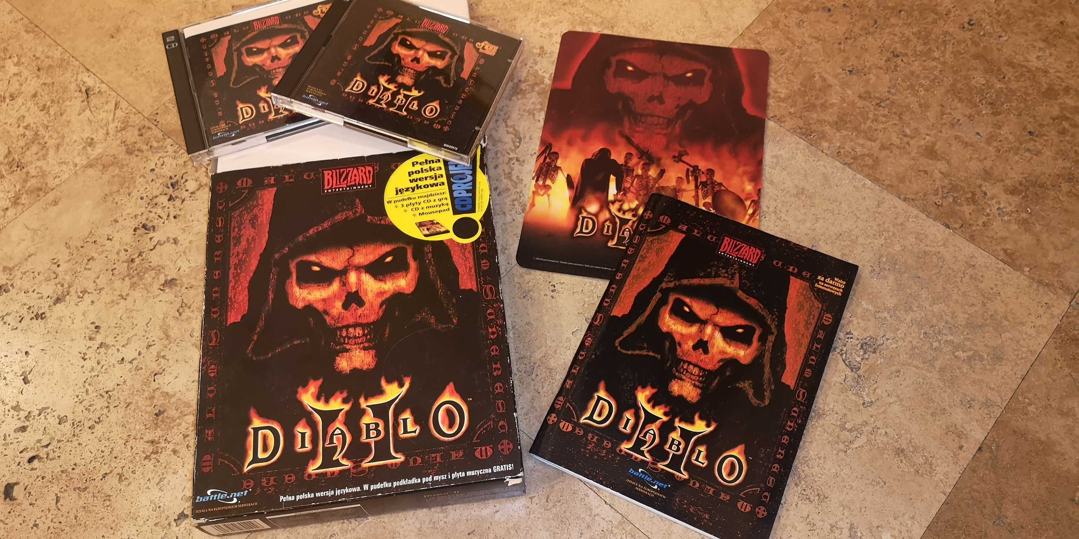 Diablo II Big Box Wydanie Polskie  Premierowe PC komplet ideał.