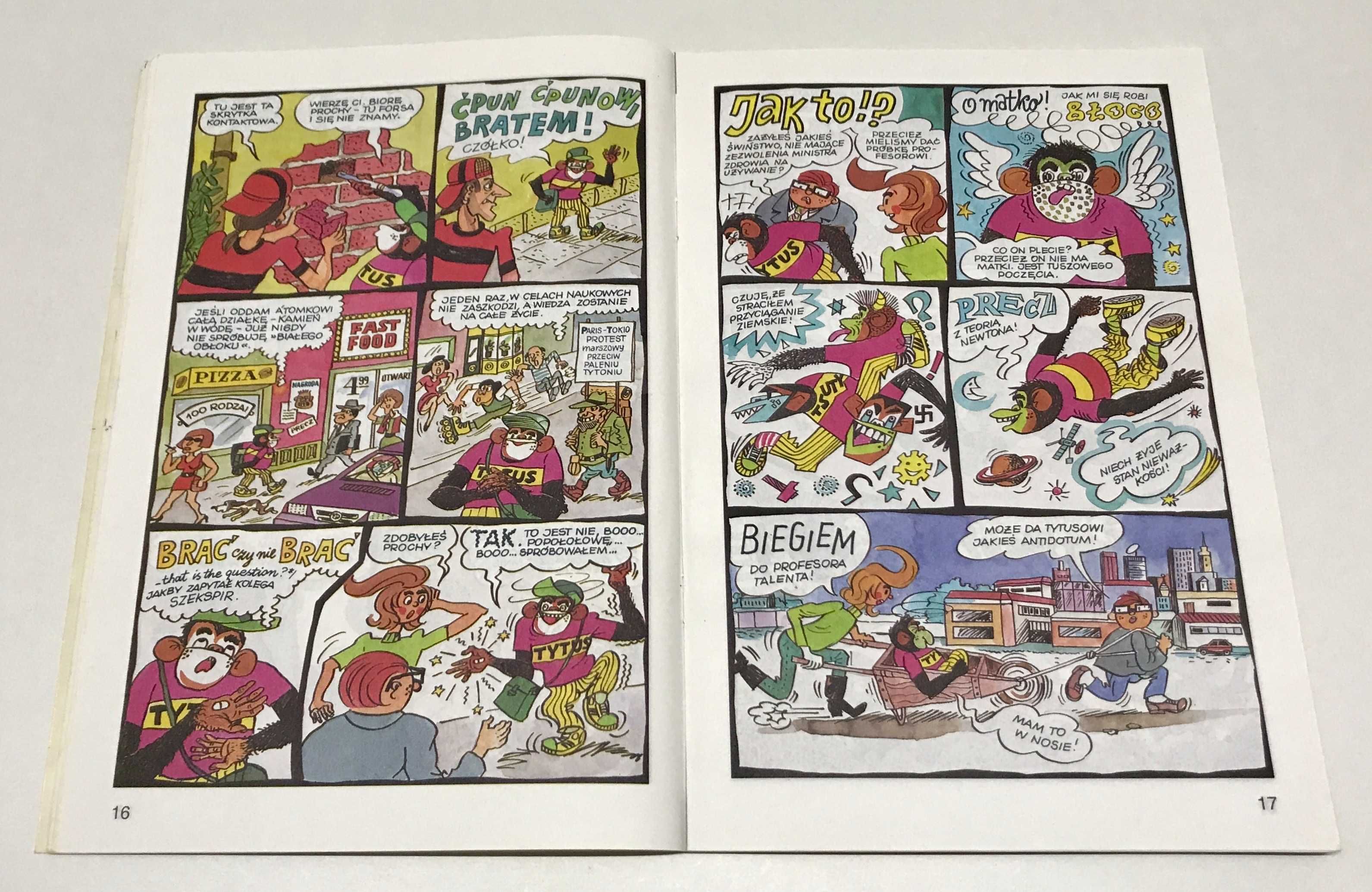 Komiks Tytus Romek i A'tomek Księga 23 Tytus i Bzikotyki 1997