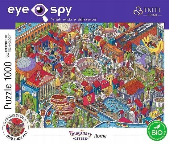 Puzzle 1000 Eye-spy Imaginary Cities Rome Trefl