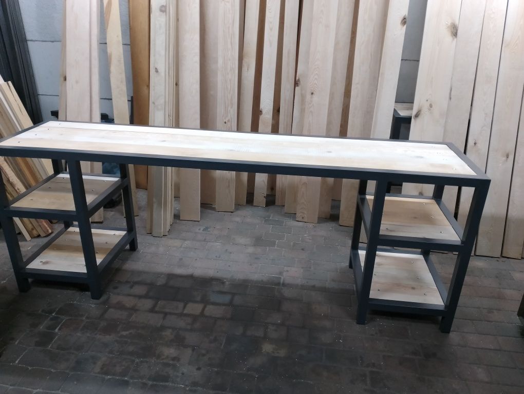 Solidne Stóły warsztatowe (falbanek)