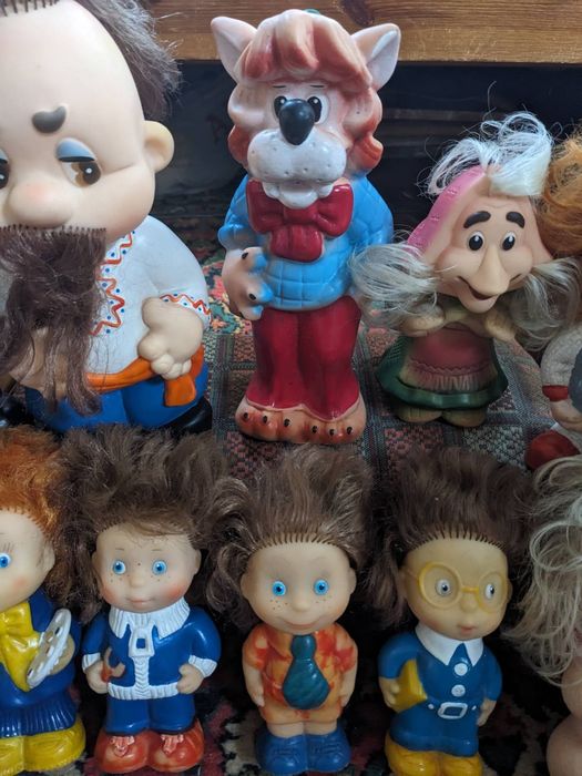 Резиновые игрушки СССР