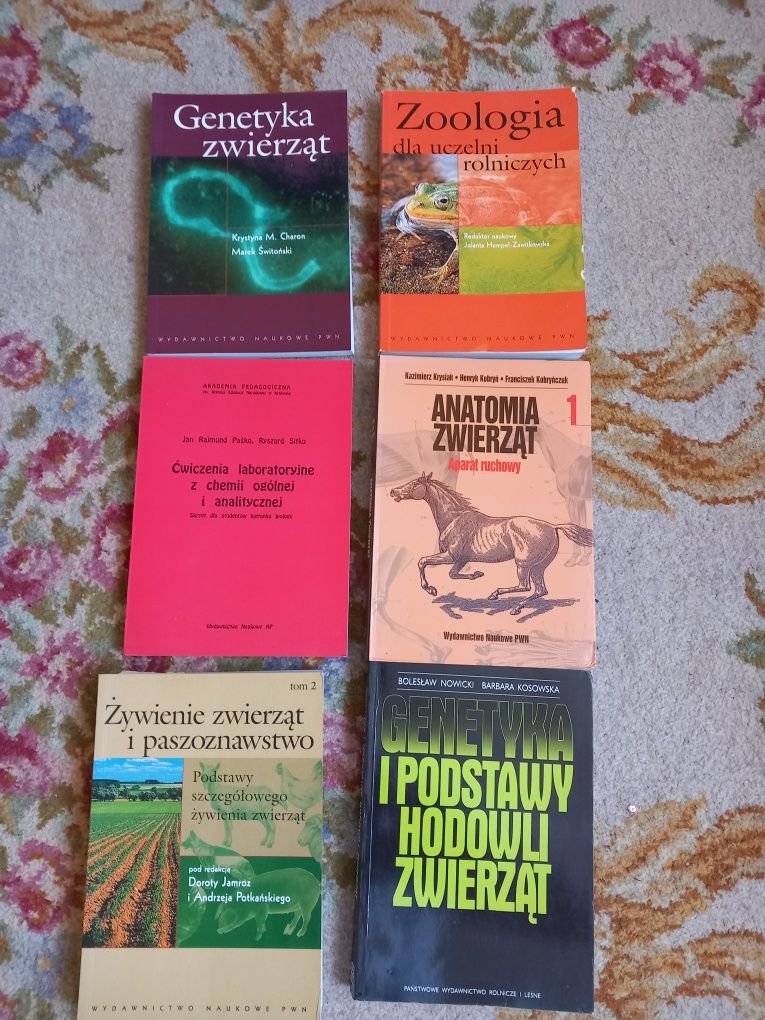 Pakiet książek dla studena kierunku zootechnika-weterynaria