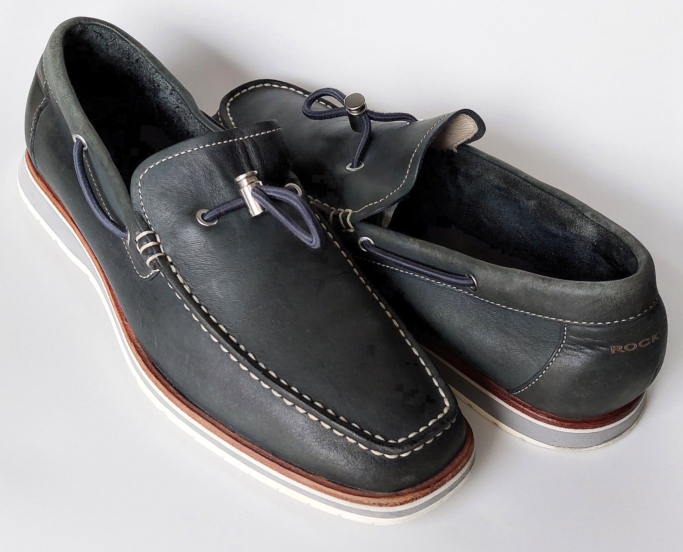 Buty Rockport Loafers roz.42 Torsion Skóra naturalna Sample