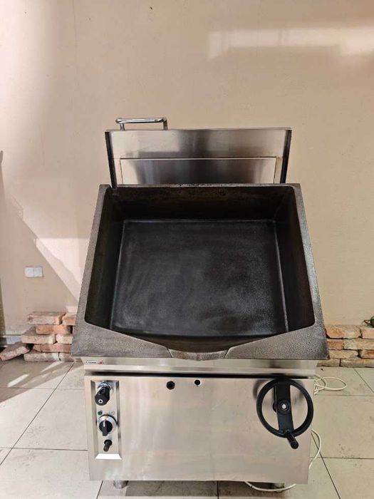 Patelnia uchylna gazowa Fagor 80L – gastronomiczna, żeliwo
