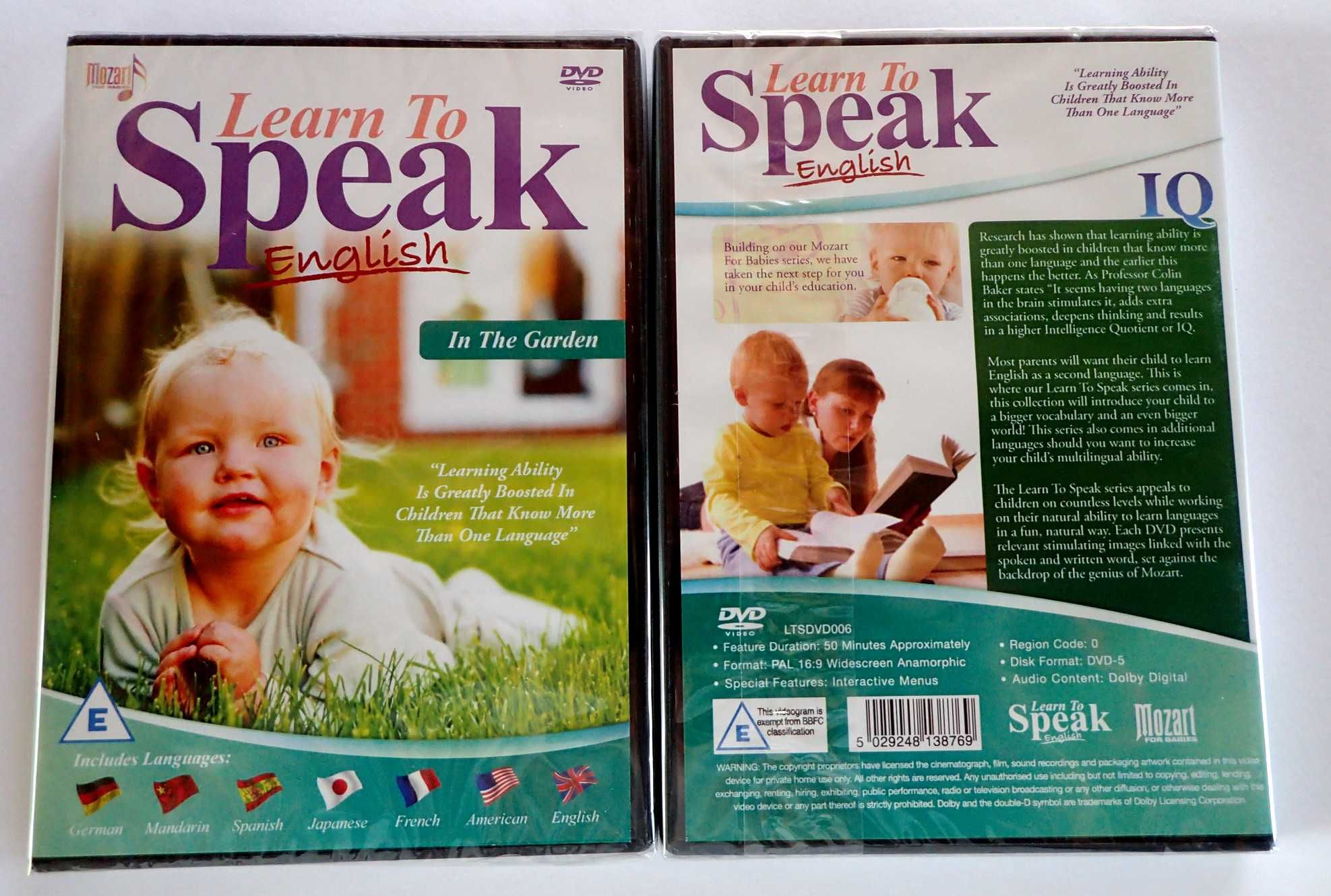 7 DVD Learn to speak angielski niemiecki hiszpański francuski japoński