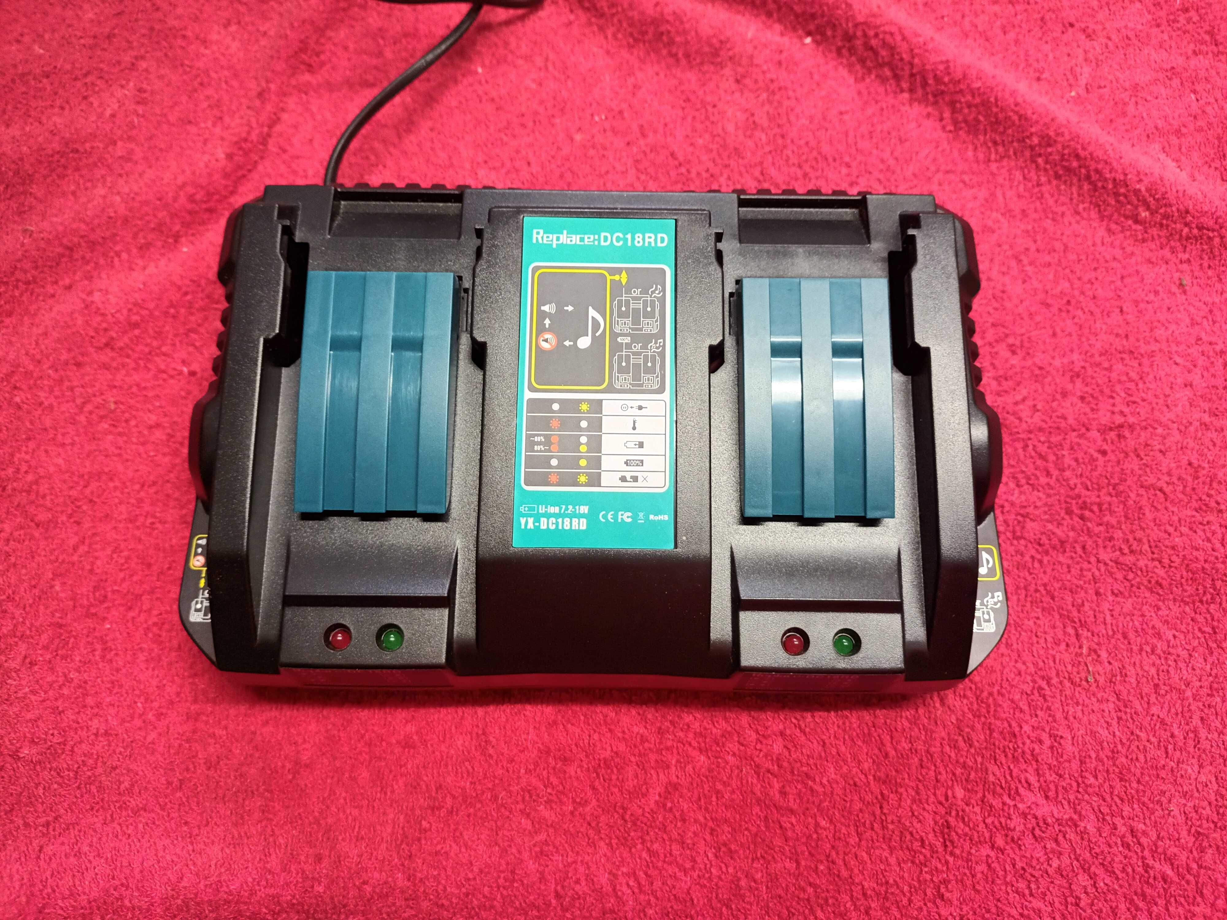 Carregador baterias Makita DC18RD  220 V 4 A