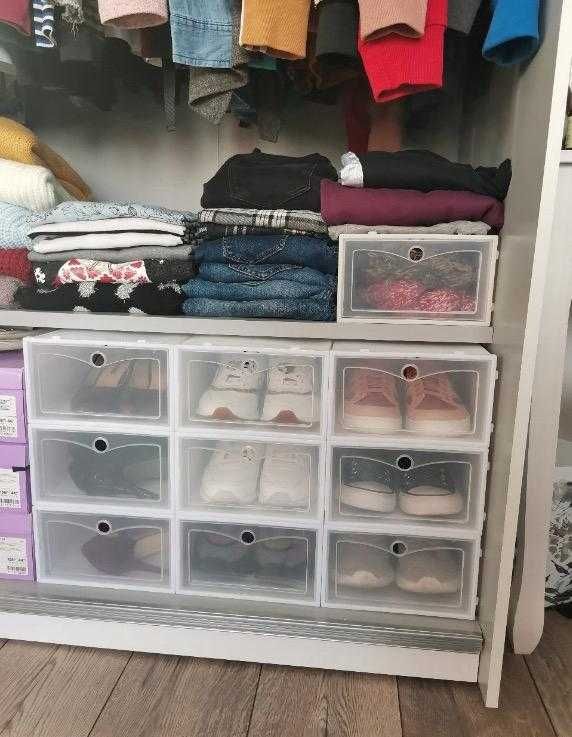 Pudełka na buty 10x sztuk wytrzymałe stabilne NOWE