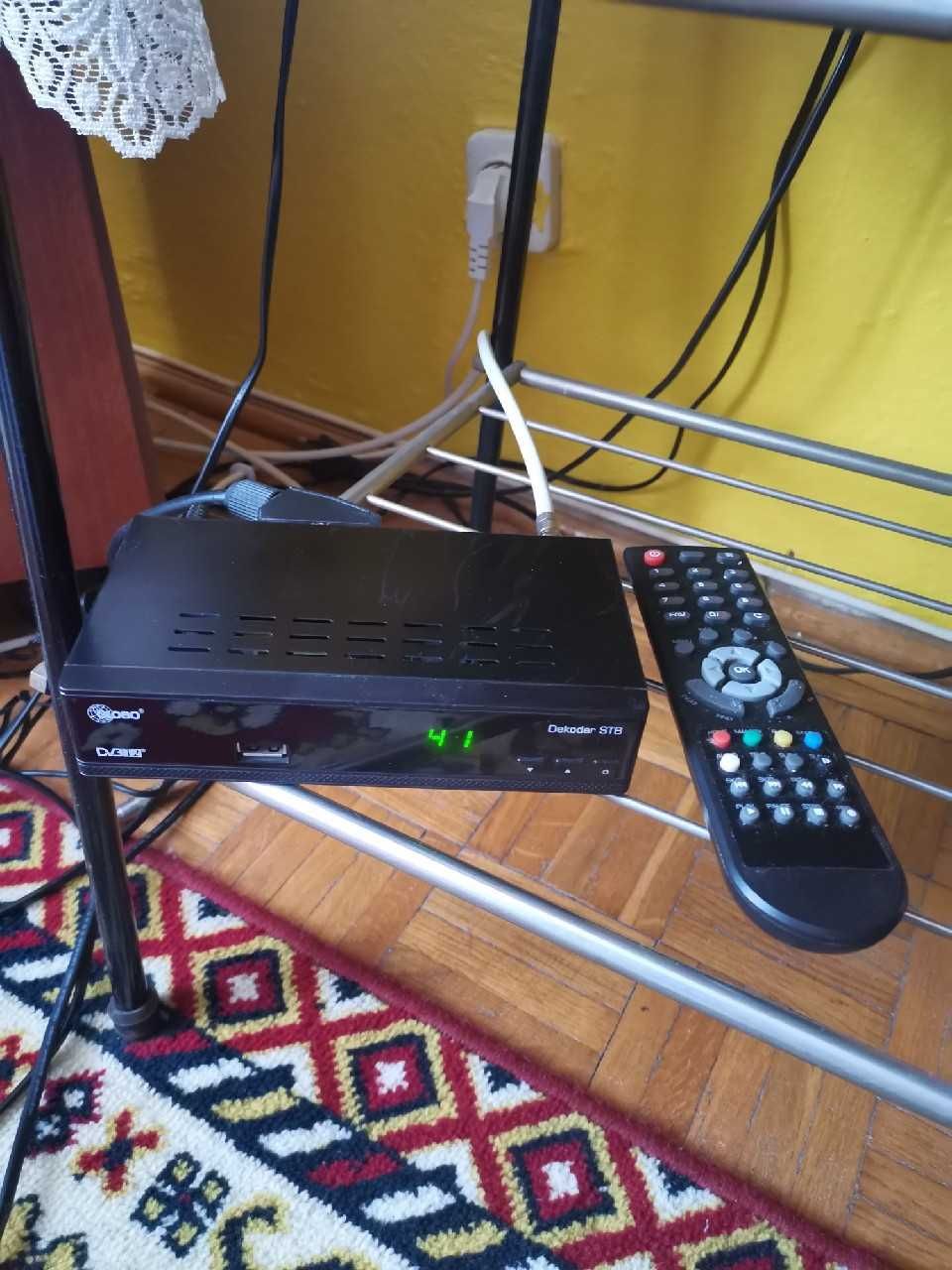 Opticum / Globo / Technisat STB HD N6 dekoder DVB-T dekoder tuner jack