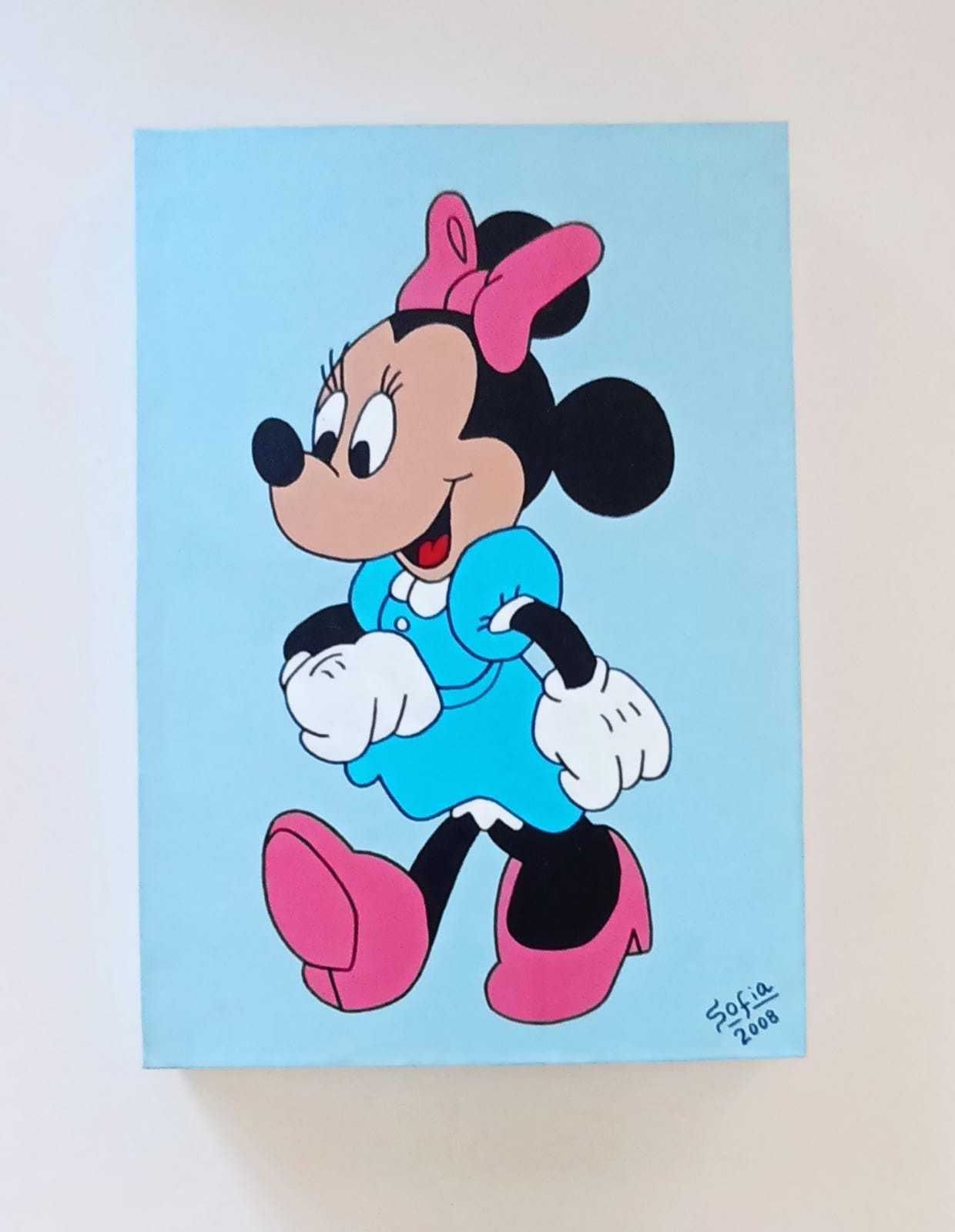 6 Quadros decorativos Mickey Mouse e amigos