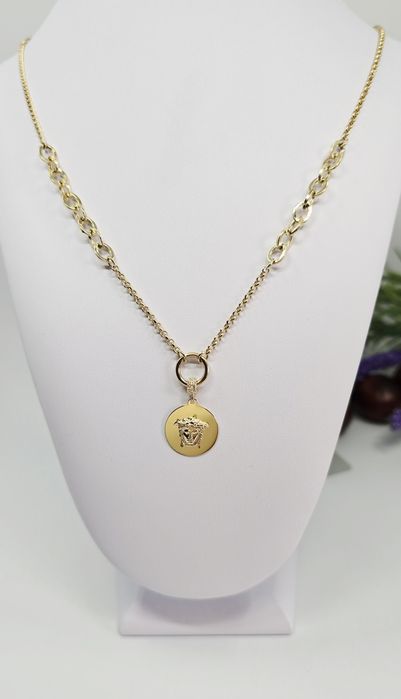 Złoty naszyjnik łańcuszek próba 585 14k