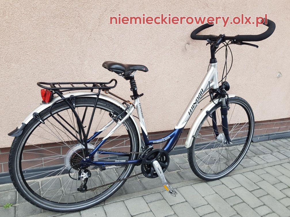 Rower damski trekkingowy WINORA koła 28 SHIMANO DEORE aluminium WYSYŁK