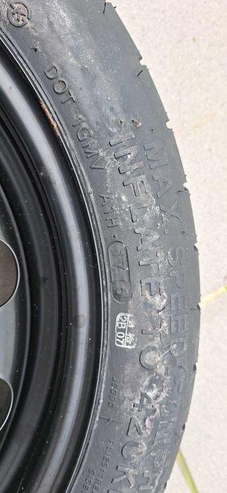 Koło dojazdowe zapasowe do AUDI VW SEAT SKODA 16'' 5X112 nowe