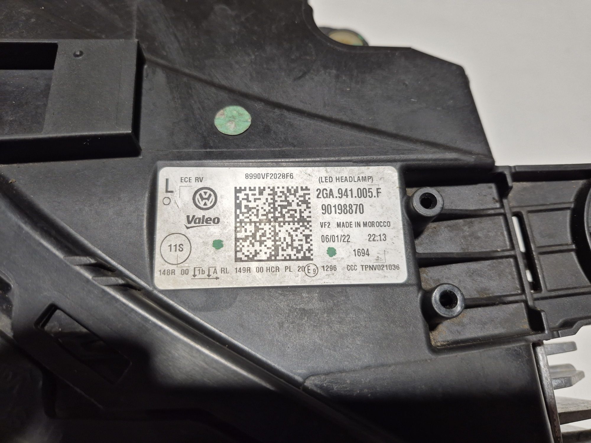Lampa lewa full led VW T-ROC. 2GA.941.005F. Europa.