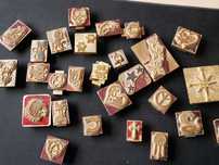 Mosiężny Stempel do wytłaczania w skórze, matryca do tłoczenia wzoru